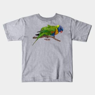 Rainbow Lorikeet_03C Kids T-Shirt